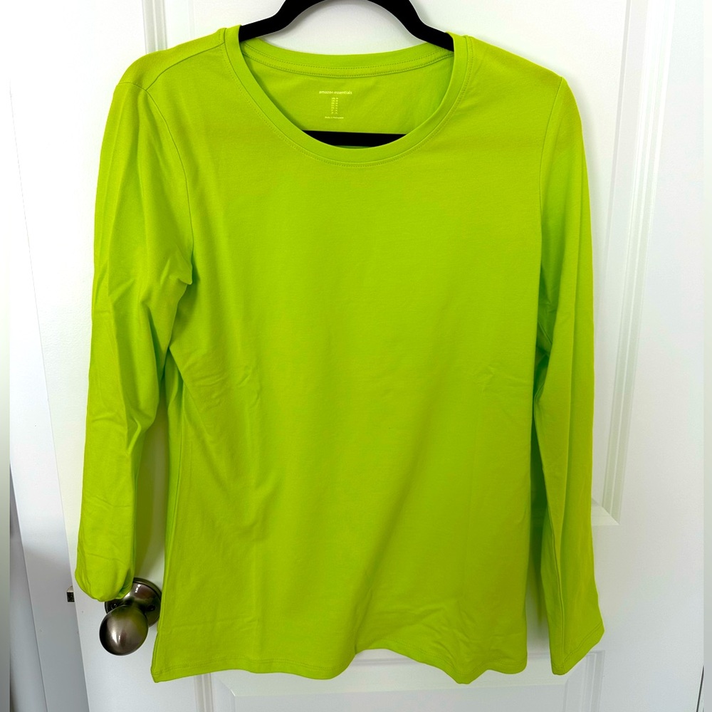 Lime Green Long Sleeve Tee